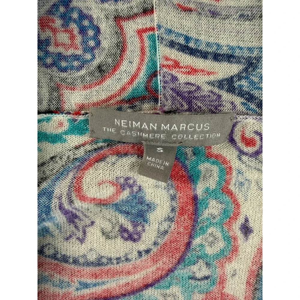 Neiman Marcus Cashmere Collection Cardigan Sweater Womens Small Cashmere Blend